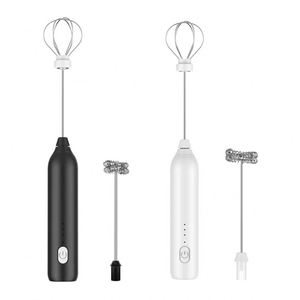 Espumador de Leche Eléctrico Inalámbrico de Mano con Control de Botón, 3 Velocidades, Automático, hasta 100W, para Batir Huevos y Crema para Hornear - Product Image 1