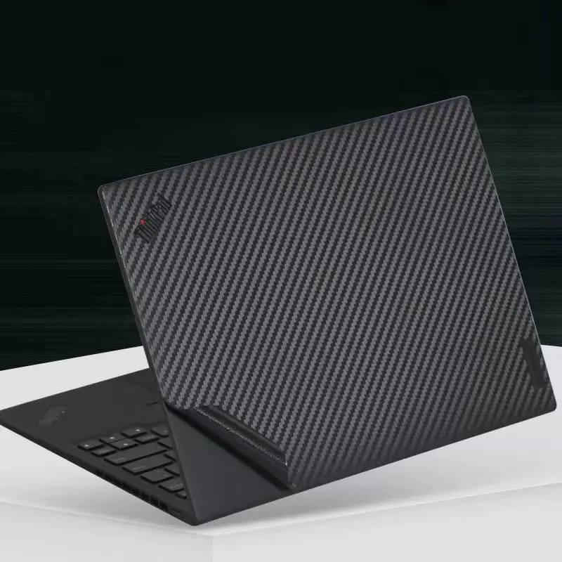Lenovo ThinkPad ThinkbookMacbook用の引っかき傷耐性カーボンファイバー印刷ラップトップT440Pスキンステッカーの在庫あり