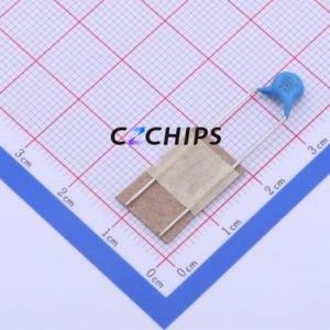 ตัวเก็บประจุแบบปลอดภัย CS65ZU2GA102MYPKA ชนิด Through hole (THT), ระยะขา P=7.5 มม. 1nF 20% 300V/440V X1, Y2 - Product Image 1