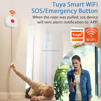 TY-sos-2 Tuya Pulsante di Emergenza SOS Intelligente WiFi per Anziani con Collegamento Smart