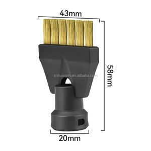 Pour Karchers SC1 SC2 SC3 SC4 CTK10 brosse en cuivre plat brosse de <span class=keywords><strong>nettoyage</strong></span> pour nettoyeur vapeur adaptateur de fixation <span class=keywords><strong>buse</strong></span> de <span class=keywords><strong>nettoyage</strong></span> à domicile - Product Image 5