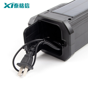 Lampe de recherche COB à LED Lampe torche d'extérieur bon marché avec panneau solaire Lampe de poche de chasse TAIGEXIN - Product Image 5