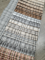 Tissu en lin tricoté teint en fil léger uni pour robe, ornement personnel, nappe, serviette de canapé, doublure de tapisserie, sac personnalisé