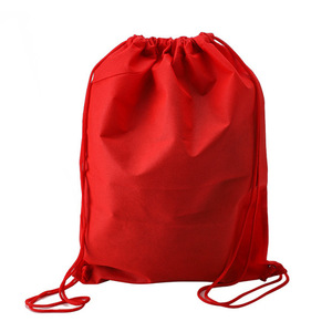 <b>Cheap</b> Promotional Polyester Sports Gym Storage Bag Letter Pattern Drawstring <b>Backpack</b> for Shoes - Product Image 4