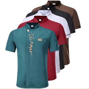 Uniforme de Chef para Cocina, Restaurante, Hotel, Ropa de Trabajo para Chef de Repostería, Sushi, Uniforme de Cocina para Hombres y Mujeres, <span class=keywords><strong>Delantal</strong></span> de Servicio de Alimentos - Product Image 4