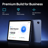 Tablet Android ODM de 10 Pulgadas, MTK G80 Octa Core, NFC, 4G HD Incell, Doble Tipo C con Base de Carga, Tablet POS con NFC Frontal