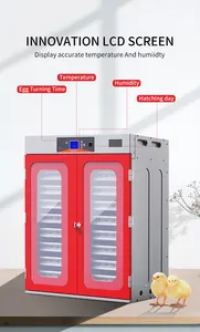 Incubateur numérique automatique 1000 pièces, couveuse d'œufs pour poulet, machine couveuse, en vente aux eau