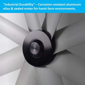 Industrielle Geflügelfarm Lüftungs ventilator Großes Kühlluft lager Geflügel haus ventilator <span class=keywords><strong>Solar</strong></span> wärme wand Abgas Gleichstrom - Product Image 3