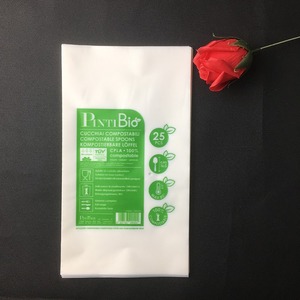 Tùy chỉnh in PLA/pbat 100% túi nhựa phân hủy sinh học bao bì túi có thể phân hủy với niêm phong nhiệt và miếng vải hình tam giác để đóng gói - Product Image 2