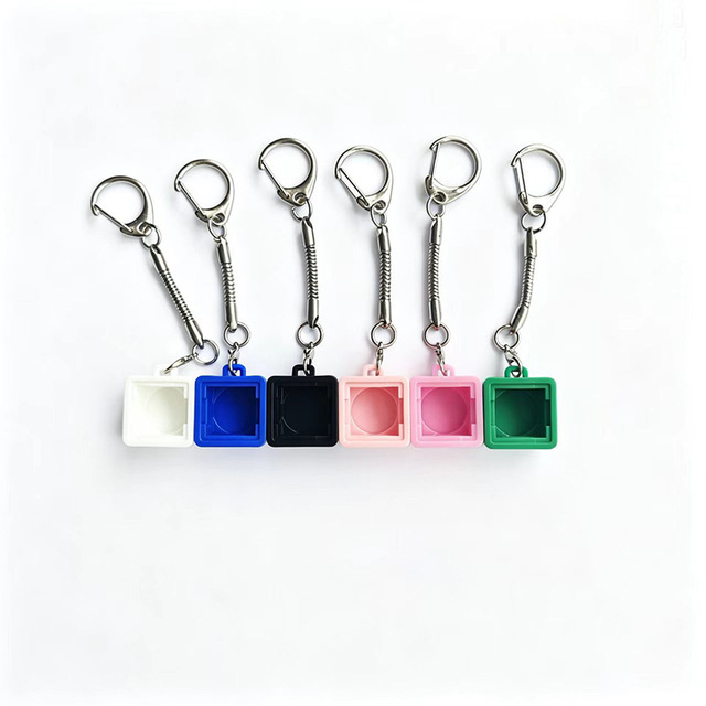 Acrylic Mechanical Keyboard Switch Tester Keychain Portable Keyboard Fidget Toy Base Frame Relieve Stress Single Shafter Tester