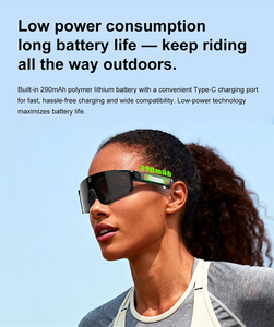 Occhiali Smart da Ciclismo Best-seller: Anti-vibrazione, Acquisizione HD, Chiamate BT, Dialogo AI, Traduzione Fisica, Effetto Audio Surround a 360° - Product Image 1