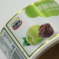 Étiquettes personnalisées imperméables de qualité alimentaire en rouleau pour bonbons, snacks, biscuits, sucettes – Faible MOQ, livraison rapide, OEM, nouveau produit