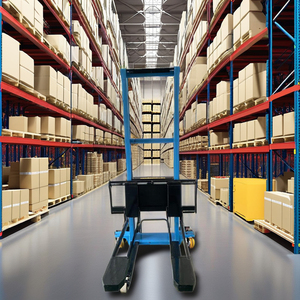 New Forklift with Electric Automatic Lifting Hydraulic Handling Stacking Height Small Size 1 Ton Portable 1 Year Warranty - Product Image 4