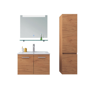 Armario de baño de madera Simple, mueble de baño, tocador de maquillaje - Product Image 3