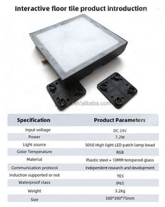 Projecteur de sol interactif à matrice LED le plus vendu, jeu 30*30cm, expérience de jeu active - Product Image 5
