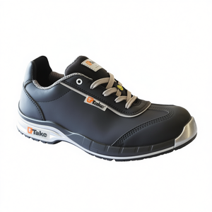 Ttake Granito Safety <b>Shoes</b> Black Steel Toe <b>Work</b> Footwear Size 42 - Product Image 2