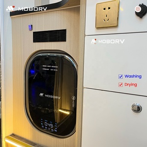 Lavadora-Secadora Automática MOBORV Mini <span class=keywords><strong>de</strong></span> Pared para Autocaravanas, Acero Inoxidable, Carga Frontal, Certificación CCC, para Autocaravanas y <span class=keywords><strong>Caravanas</strong></span> - Product Image 1