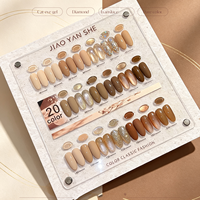 Nouvel Arrivage – Kit de Vernis Gel Effet Œil de Chat 20 Couleurs/Ensemble – Couleurs et Logo Personnalisables – Kit Gel UV Soak-Off en Gros avec Présentoir Gratuit pour Nuancier