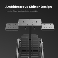 Support de volant de simulateur de course en métal - Support de volant de jeu réglable pour Logitech Thrustmaster Fanatec, pliable et facile à utiliser