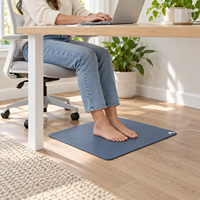 Tapis de mise à la terre ultra-fin bleu de 1 mm, tapis conducteur en PU haute résistance, tapis antistatique et anti-plis pour bureau et sol