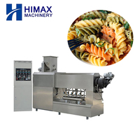 Ligne de fabrication de nouilles italiennes HIMAX Automation 500 kg/h, machine à fabriquer des macaronis, extrudeuse de pâtes, acier inoxydable de qualité alimentaire