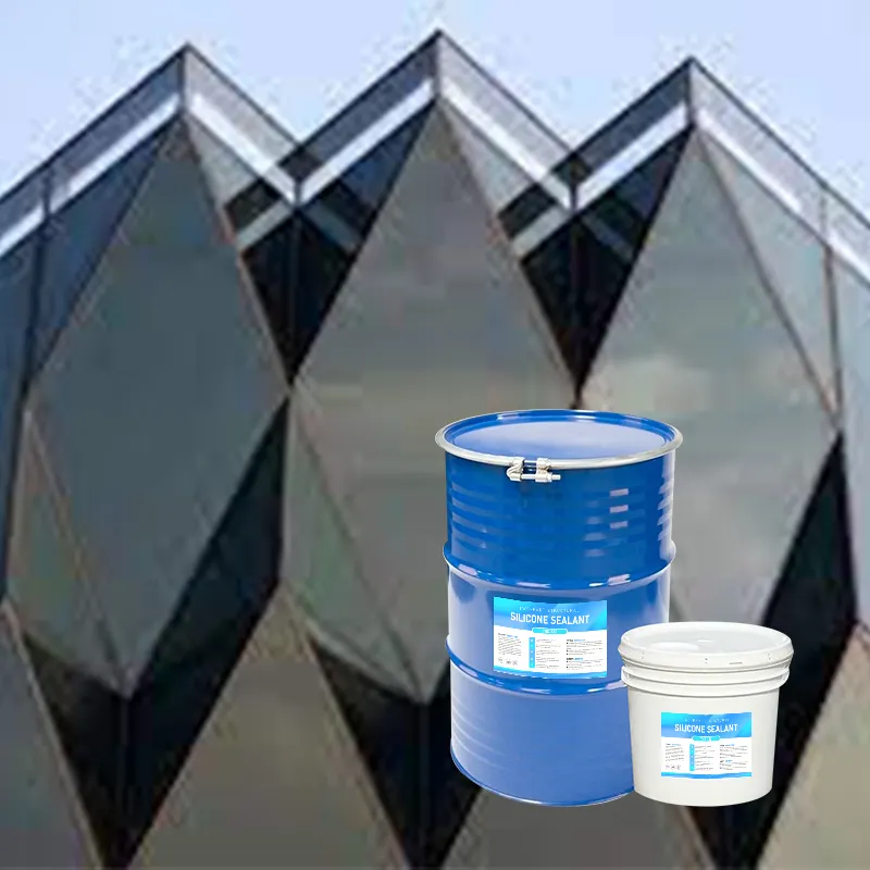 Excellent Performance High Strength High Elasticity Two-Component Structural Neutral Barrel Silicone Sealant