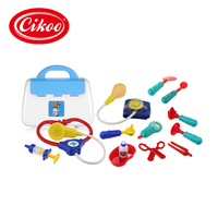 Cikoo Electronic Doctor Kit Pretend Play Medical Set Stetoskop Lampu Suara Bersertifikat EN71 Mainan Edukatif Plastik ABS Bebas BPA