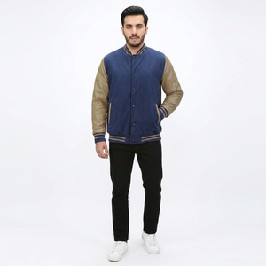 Chaqueta Universitaria Personalizada con Logotipo Unisex, Estilo Varsity para Hombre y Mujer, Talla Grande, Impermeable, Hecha con Piel de Oveja 2026 - Product Image 1