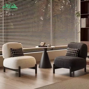 Fauteuil d'appoint moderne Wayon avec <span class=keywords><strong>base</strong></span> en métal, housse de coussin, matériau de rembourrage protecteur - Product Image 4