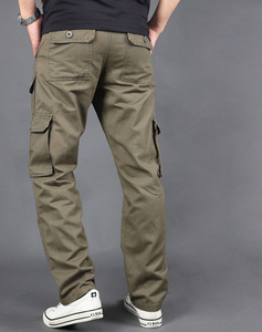Nuovi pantaloni da uomo Oversize <span class=keywords><strong>Cargo</strong></span> da esterno in cotone da uomo <span class=keywords><strong>6</strong></span> Multi tasche <span class=keywords><strong>Cargo</strong></span> pantalone largo personalizzato - Product Image 6