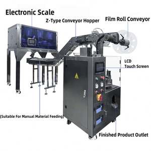 Machine d'emballage intelligente à ultrasons pour sachets intérieurs et extérieurs, sachets triangulaires, sachets de thé vert et noir Oolong, avec combinaison convoyeur et trémie de type Z - Product Image 5