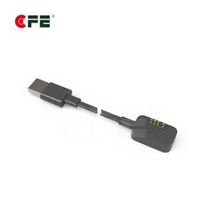 CFE DC 마그네틱 커넥터 흡입 커넥터 4 핀 피트니스 건강 의류 용 방수 자석 커넥터 - Product Image 1