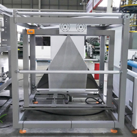 Machine de fabrication de sacs shopping non tissés ZXL-D700 avec technologie ultrasonique PLC et moteur, conception à découpe en D
