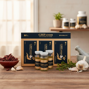 Ginseng Rouge Coréen GHF1000 Extrait d'Ail Fermenté Polyphénols Bouteille de 10ml Qualité Alimentaire Complément Santé Soutien Immunitaire - Product Image 3