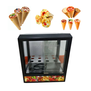 110v 220v <span class=keywords><strong>Snack</strong></span> cibo <span class=keywords><strong>Pizza</strong></span> cono Display elettrico a cono per <span class=keywords><strong>Pizza</strong></span> calda vetrina per la vendita - Product Image 4