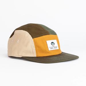 Gorra de 5 Paneles con Diseño Personalizado, Estilo Vintage Neutro, Deportiva, Infantil, con Bloques de Color y Parches Tejidos - Product Image 2