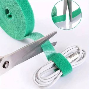 Eco-Friendly Reusable Double Sided Self-Adhesive Heat Resistant Washable Customizable <b>Hook</b> <b>Loop</b> <b>Tape</b> Fastener for Office Garden - Product Image 4