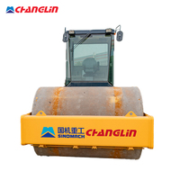 Pas cher prix machine de construction compacteur rouleau sec humide champ rouleau compresseur 12 tonnes à vendre