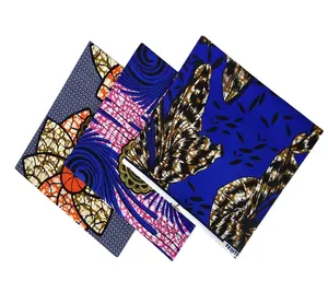 100% polyester african super java print fabric