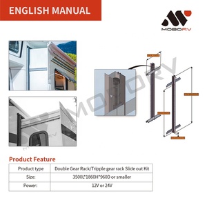 Sistema Deslizante MOBORV para <span class=keywords><strong>Autocaravanas</strong></span> Clase B, Mecanismo Eléctrico para Campers, Ligero - Product Image 2