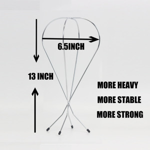 Precio ESPECIAL DE FÁBRICA DE China, marco de Peluca de Metal económico y asequible para tienda de pelucas de pequeño costo, soporte de uso de exhibición - Product Image 4