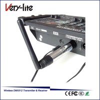 Émetteur Récepteur de Télécommande DMX512 Sans Fil 2.4G avec 79 Canaux, Portée de 400 M, Sortie 6A, Portable pour Éclairage de Scène et Bar DJ