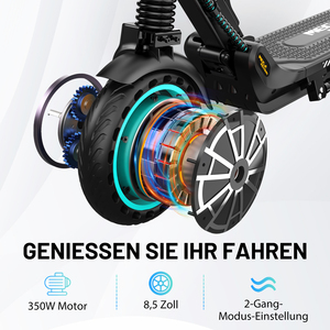 <span class=keywords><strong>MEGA</strong></span> MOTION ME5 Trottinette électrique pliable de 8,5 pouces contrôlée par application Unisexe Portable Mobilité à deux roues Moteur sans balais de 500 W - Product Image 4