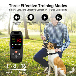 Innovador impermeable recargable <span class=keywords><strong>Dog</strong></span> <span class=keywords><strong>Shock</strong></span> E-<span class=keywords><strong>Collar</strong></span> 3280FT <span class=keywords><strong>Collar</strong></span> de entrenamiento remoto para perros con 3 modos de entrenamiento - Product Image 3