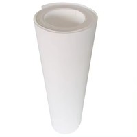Feuille de PTFE moulée blanche en matériau pur d'usine, qualité médicale et alimentaire, résistante aux produits chimiques