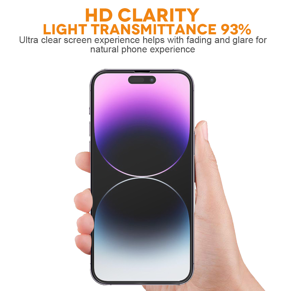 9h Screen Protector for iPhone 14 pro max mobile phone High Transparent 21d tempered glass for iPhone 14 pro max