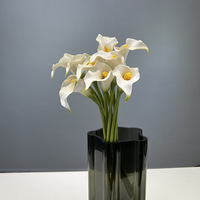 Yopin-6033 PU Calla-Lilien-Blume Hochrealistischer Künstlicher Alocasia-Zweig Hochwertige Heimdekoration