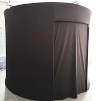 Toile de fond 360 Photobooth pour fête de mariage Revo Spin 360 Deluxe Led Photo Booth Enclosure