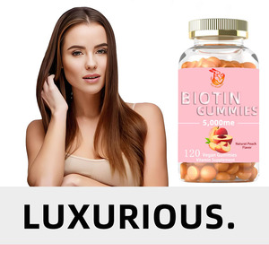 Direct From Factory Biotin Gummies Support Healthy <b>Hair</b> Nails & Skin Immune Support Beauty Supplement Gummies - Product Image 6