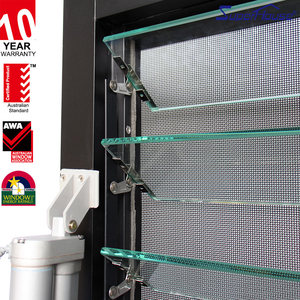 モダンなリビングルーム & ベッドルーム用電気垂直ガラスシャッタースマートリモコン簡単操作 - Product Image 4